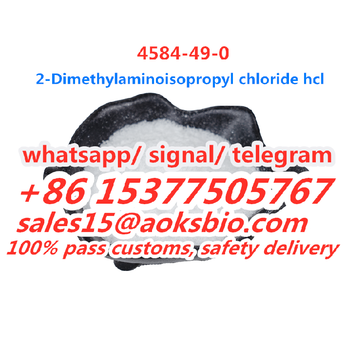 raw  2-Dimethylaminoisopropyl Chloride HCl powder CAS 4584-49-0 safety shipping, sales15@aoksbio.com