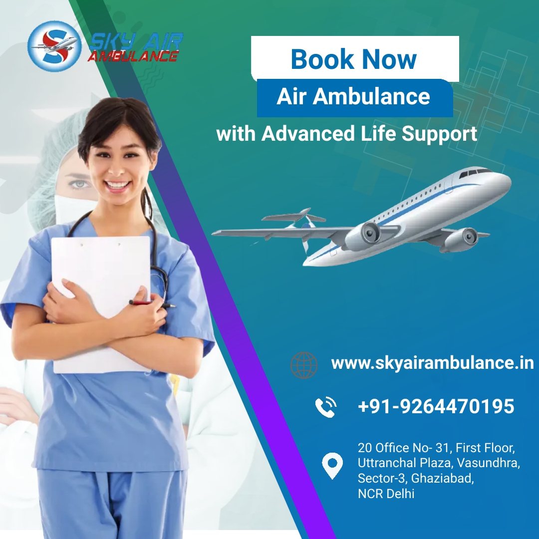 Prefer Sky Air Ambulance Service in Mumbai without Extra Fare