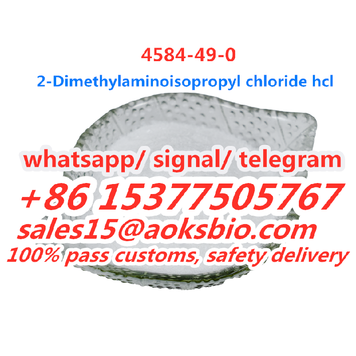 raw  2-Dimethylaminoisopropyl Chloride HCl powder CAS 4584-49-0 safety shipping, sales15@aoksbio.com