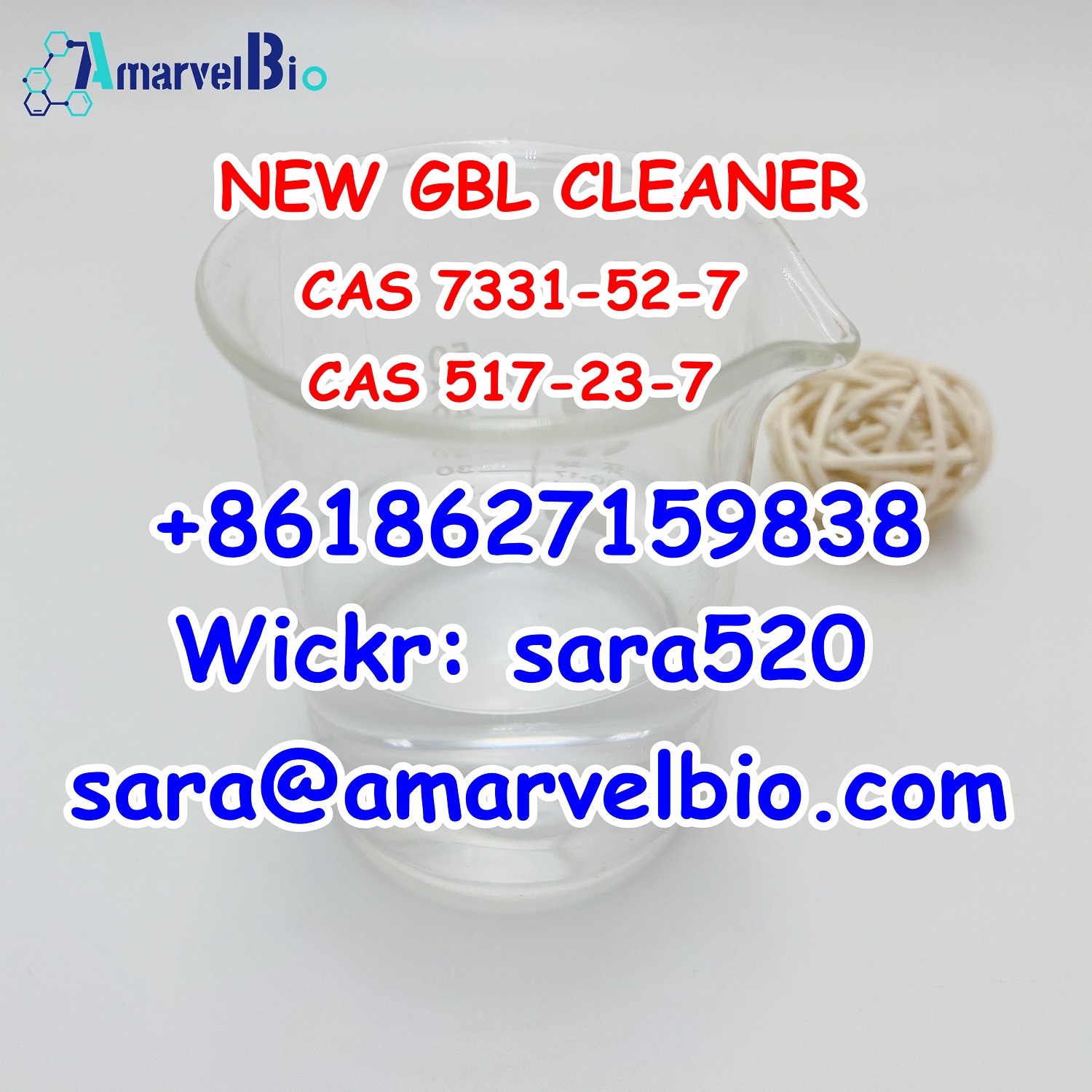 +8618627159838 GBL Wheel Cleaner CAS 7331-52-4/517-23-7 Research Chemicals with Fast Delivery