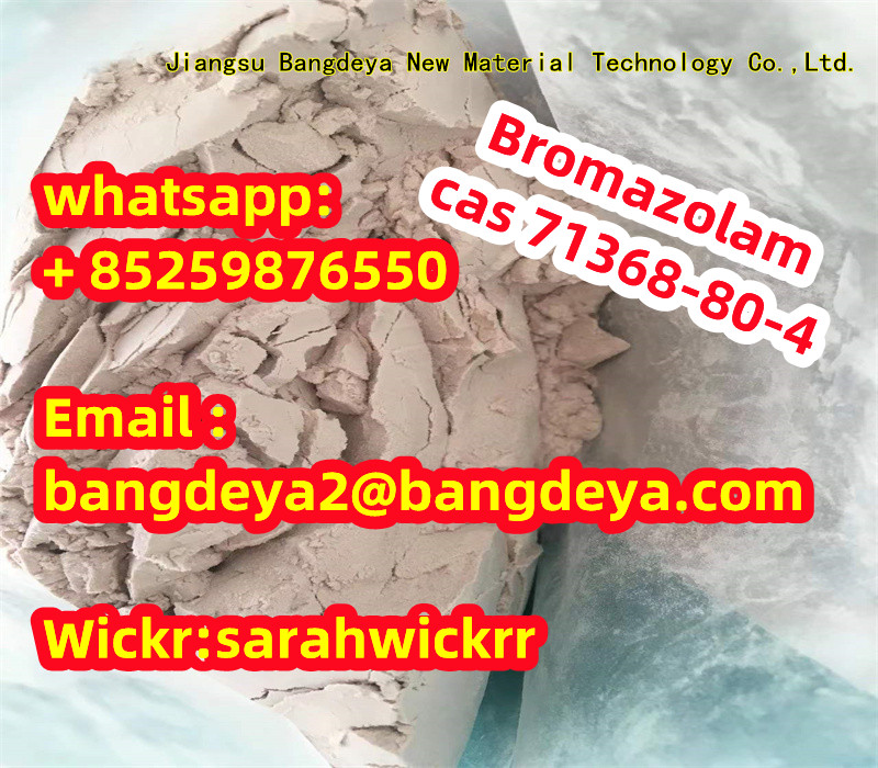 China new high quality Bromazolam CAS 71368-80-4 pink powder
